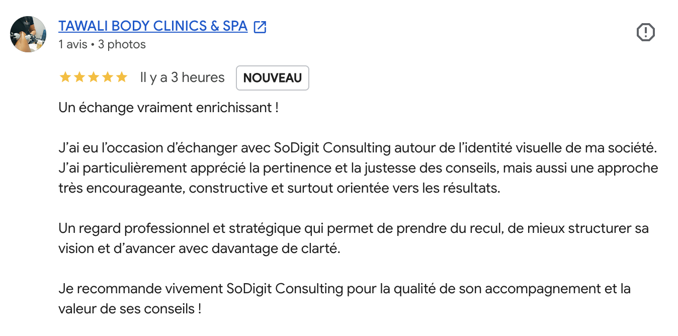 Retour d’expérience concernant SoDigit Consulting