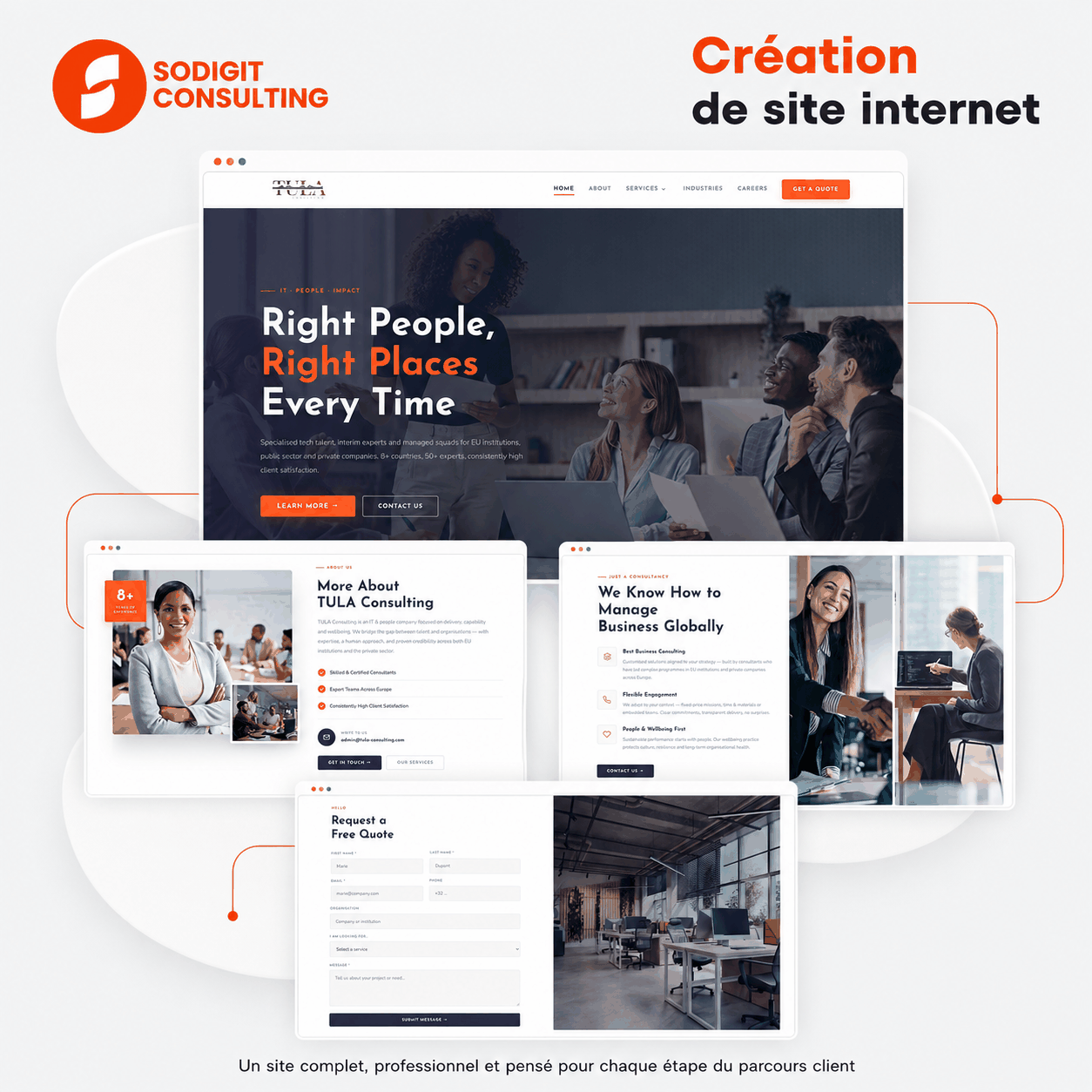 Création du site internet de Tula Consulting